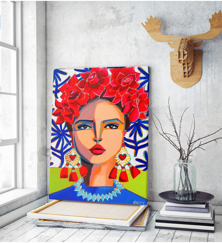 Πίνακας σε Καμβά : Beautiful Colorful Painting