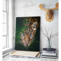 Πίνακας σε Καμβά : Tropical Tiger
