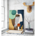 Πίνακας σε Καμβά : Abstract Face Art