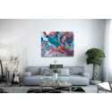 Πίνακας σε Καμβά Colourful Abstract Painting