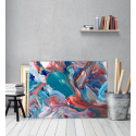 Πίνακας σε Καμβά Colourful Abstract Painting