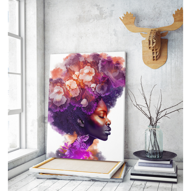 Πίνακας σε Καμβά African Woman Portrait