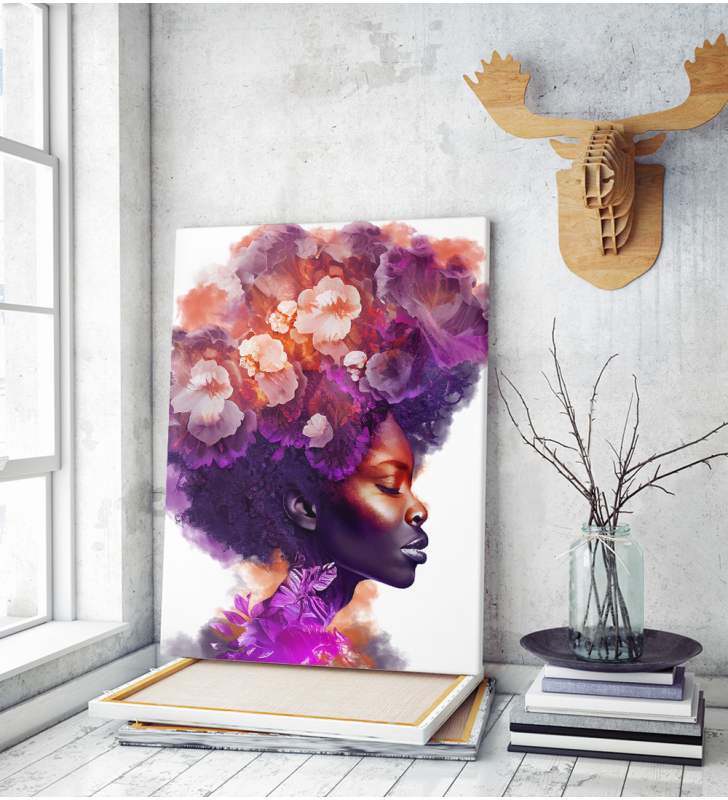 Πίνακας σε Καμβά African Woman Portrait