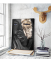 Πίνακας σε Καμβά woman dark skin gold makeup art 7