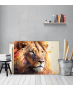 Πίνακας σε Καμβά : Lion Watercolor Canvas