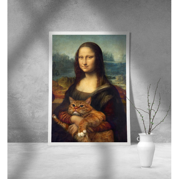 Εκτύπωση σε Αφίσα Χαρτί Mona Gato