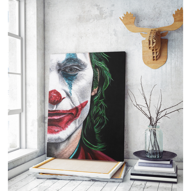 Πίνακας σε Καμβά Joker why so serious