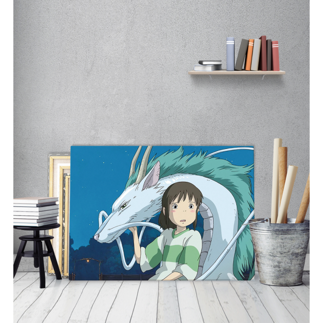 Πίνακας σε Καμβά Chihiro & Haku