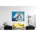 Πίνακας σε Καμβά Chihiro & Haku
