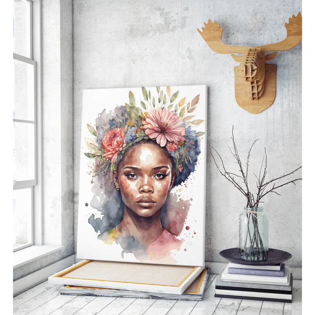 Πίνακας σε Καμβά Africa flower
