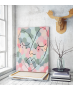 Πίνακας σε Καμβά Heart Colorful Painting