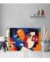 Πίνακας σε Καμβά Abstract Colorful Faces