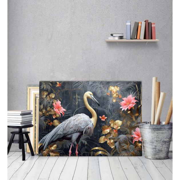 Πίνακας σε Καμβά Bird with...
