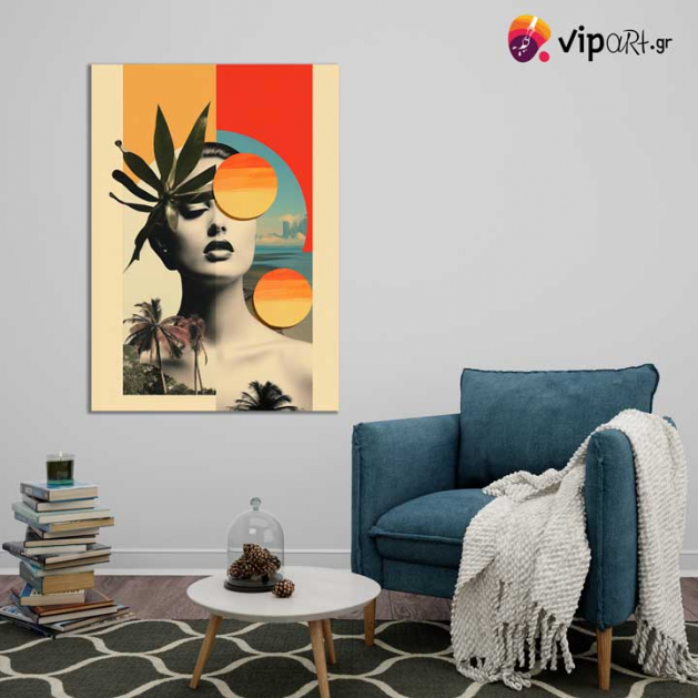 Πίνακας σε Καμβά Tropical...
