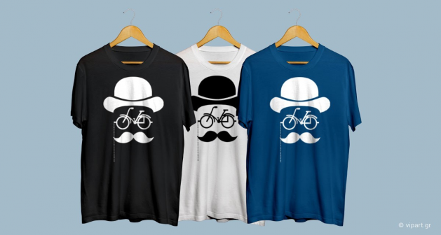 Εκτύπωση σε μπλουζάκι Hipster Style Retro Hut Bike