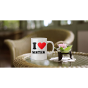 Εκτύπωση σε κούπα "I love sister "