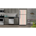 Αυτοκόλλητο Ψυγείου " Retro Style Geometric Dots"