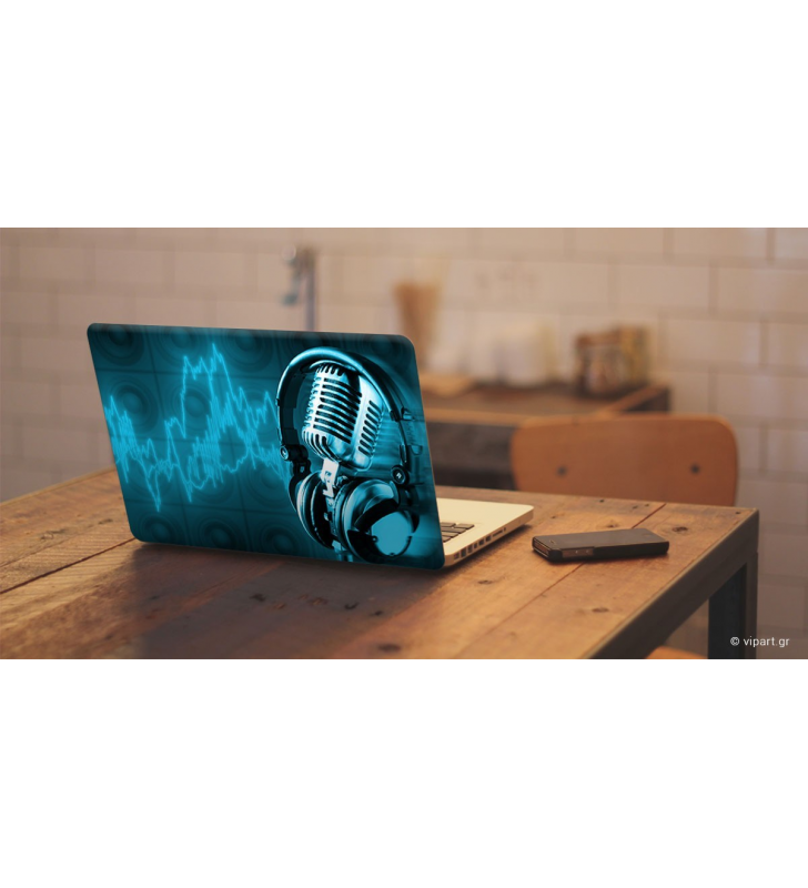 Αυτοκόλλητο Λάπτοπ "Headset"