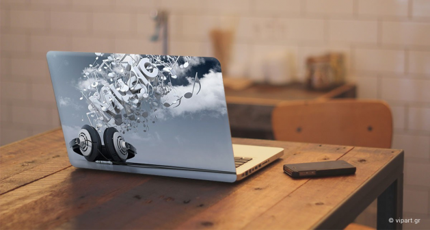 Αυτοκόλλητο Λάπτοπ "Music"