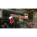 Αυτοκόλλητο Χριστουγέννων "Happy New Year"