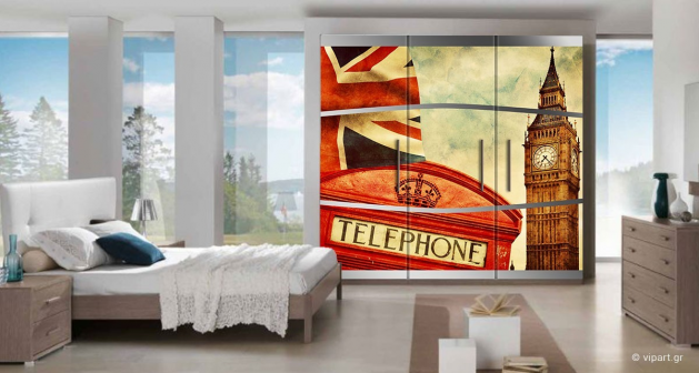 Αυτοκόλλητο Επίπλων "England London"