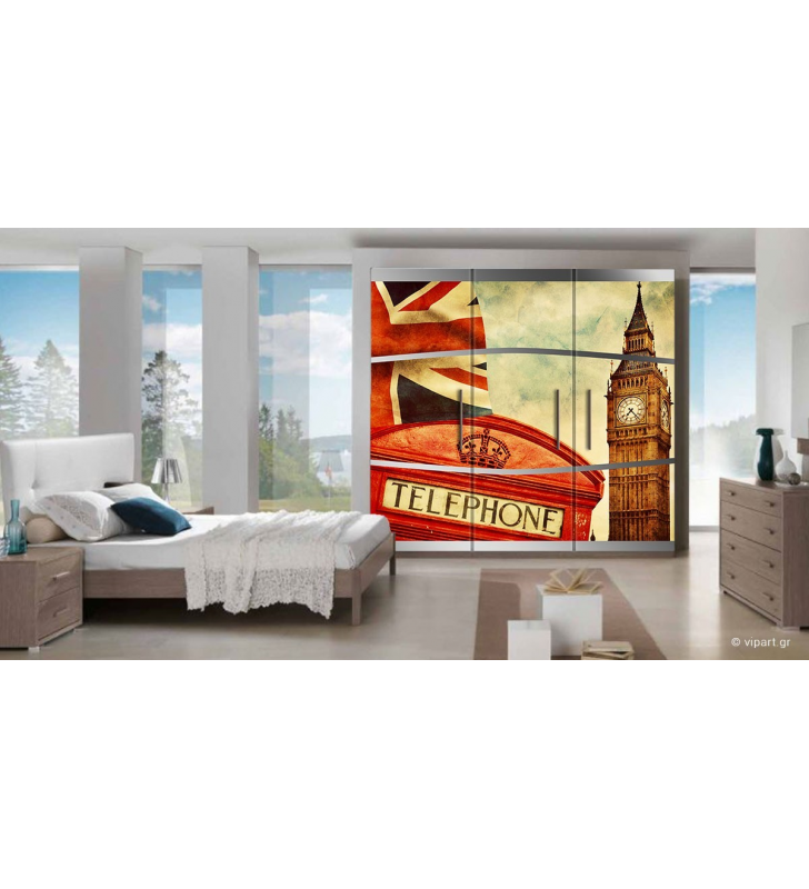 Αυτοκόλλητο Επίπλων "England London"