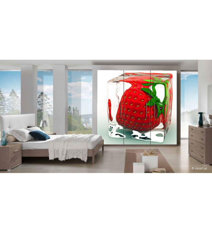 Αυτοκόλλητο Επίπλων "Frozen Strawberry"