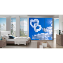 Αυτοκόλλητο Επίπλων "Sky & Hearts"