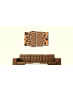 Καμβάς Τετράπτυχος Wooden Design