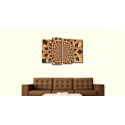 Καμβάς Τετράπτυχος Wooden Design