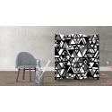 Παραβάν Τετράπτυχο Triangle Motif