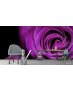 Ταπετσαρία Τοίχου Purple rose Flower