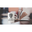 Εκτύπωση σε κούπα "we are anonymous"