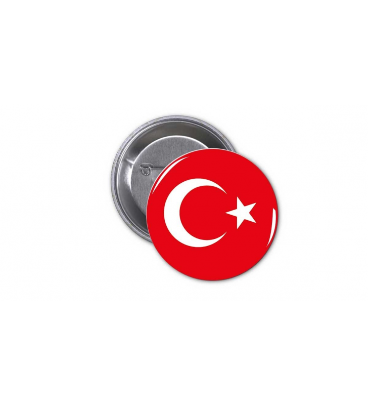 Κονκάρδα Τούρκικη Σημαία - Turkey Flag
