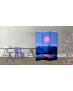 Παραβάν Τρίπτυχο Blue Night Pink Moon
