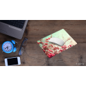 Mousepad 2 τεμάχια Ροζ Λουλούδια