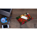 Mousepad 2 τεμάχια Κόκκινα Λουλούδια Στο Δάσος