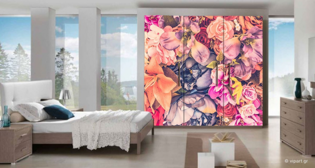 Αυτοκόλλητο Επίπλων  "Flowers"
