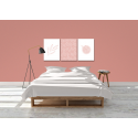 Σύνθεση Με Πίνακες Καμβάδες 30x40 - 3 Τεμάχια - Minimal Flower