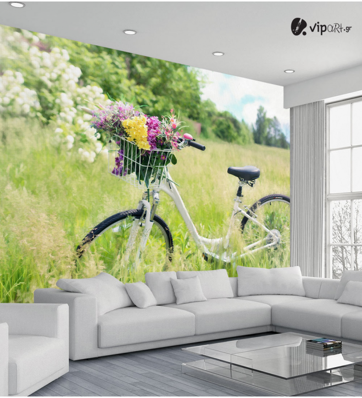 Ταπετσαρία Τοίχου Nature Bicycle