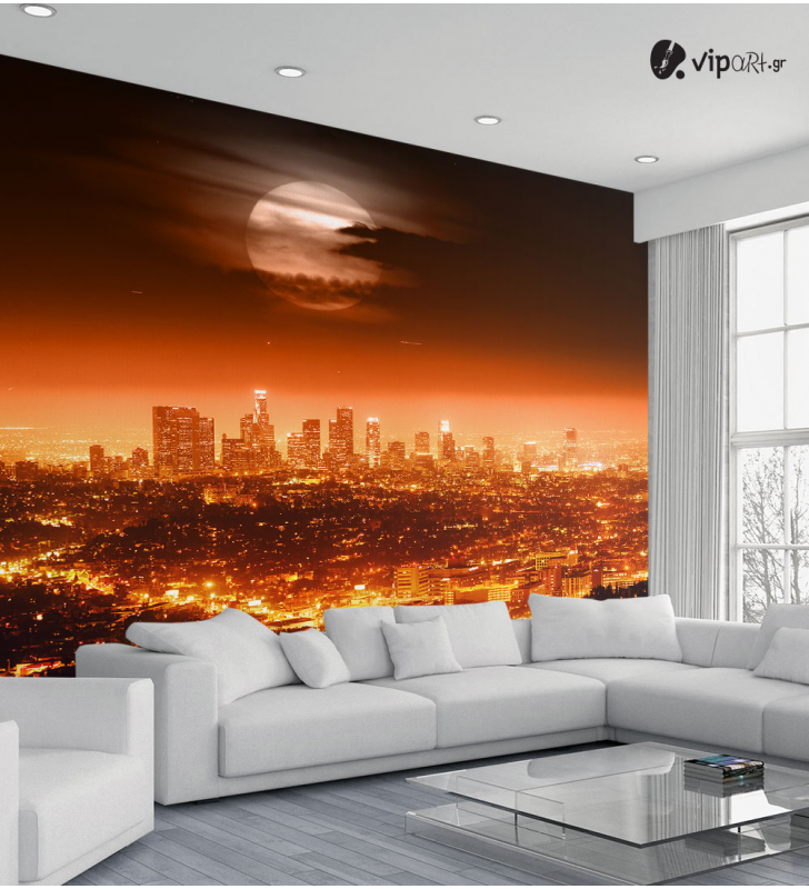 Ταπετσαρία Τοίχου Los Angeles Sunset Lights