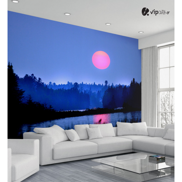 Ταπετσαρία Τοίχου Sunset Pink Moon