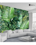 Αυτοκόλλητη Ταπετσαρία Τοίχου Green tropical palm - Πράσινα Φύλλα