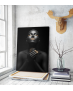 Πίνακας σε Καμβά woman dark skin gold makeup art 2