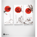 Πίνακας Καμβάς Τρίπτυχος China art