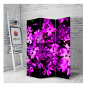 Διακοσμητικό Παραβάν μωβ λουλούδια Purple Flowers