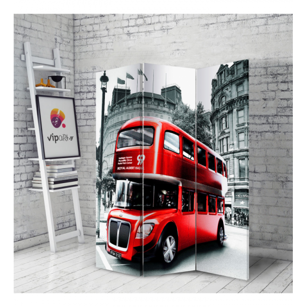 Διακοσμητικό Παραβάν Red Bus