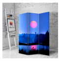 Διακοσμητικό Παραβάν Blue Night Pink Moon