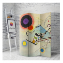 Διακοσμητικό Παραβάν Σε Καμβά Kandinsky Composition 8