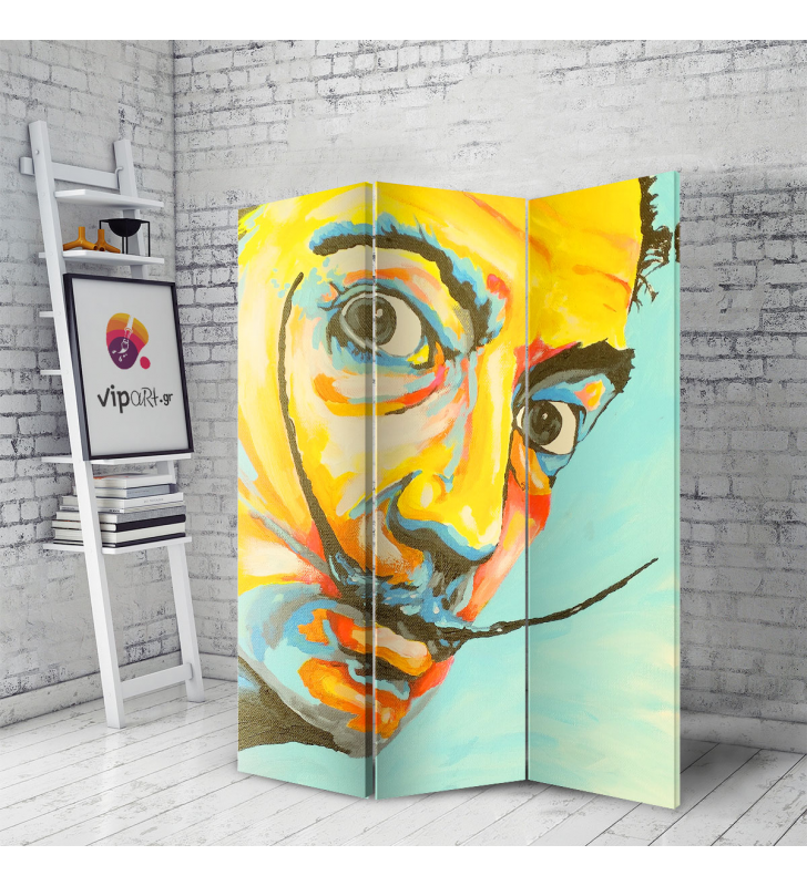 Διακοσμητικό Παραβάν Σε Καμβά Salvador Dali Painting